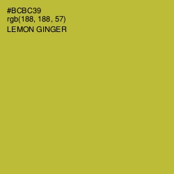 #BCBC39 - Lemon Ginger Color Image