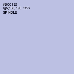 #BCC1E3 - Spindle Color Image