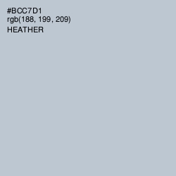 #BCC7D1 - Heather Color Image