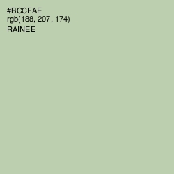#BCCFAE - Rainee Color Image