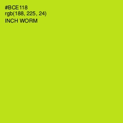 #BCE118 - Inch Worm Color Image
