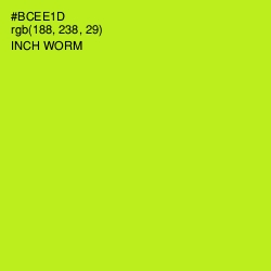 #BCEE1D - Inch Worm Color Image