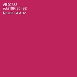 #BD2358 - Night Shadz Color Image