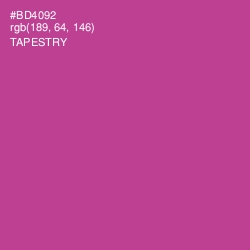 #BD4092 - Tapestry Color Image