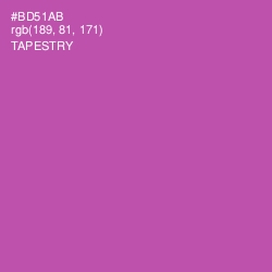 #BD51AB - Tapestry Color Image