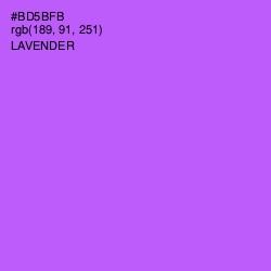 #BD5BFB - Lavender Color Image