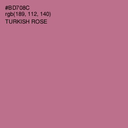 #BD708C - Turkish Rose Color Image