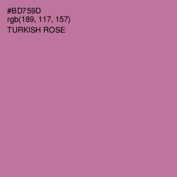 #BD759D - Turkish Rose Color Image