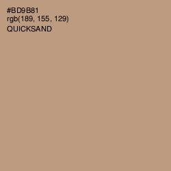 #BD9B81 - Quicksand Color Image
