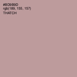#BD9B9D - Thatch Color Image