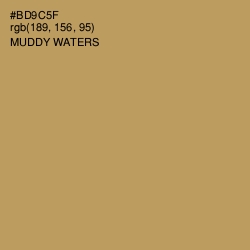 #BD9C5F - Muddy Waters Color Image
