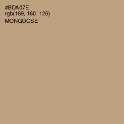#BDA07E - Mongoose Color Image