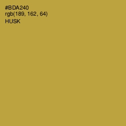 #BDA240 - Husk Color Image