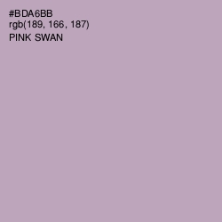 #BDA6BB - Pink Swan Color Image