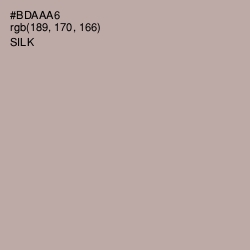 #BDAAA6 - Silk Color Image