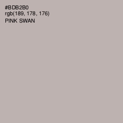 #BDB2B0 - Pink Swan Color Image