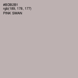 #BDB2B1 - Pink Swan Color Image