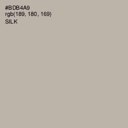 #BDB4A9 - Silk Color Image
