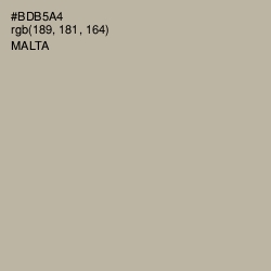 #BDB5A4 - Malta Color Image