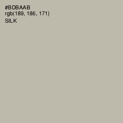 #BDBAAB - Silk Color Image