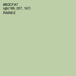 #BDCFA7 - Rainee Color Image