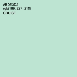 #BDE3D2 - Cruise Color Image
