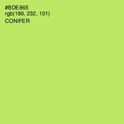 #BDE865 - Conifer Color Image