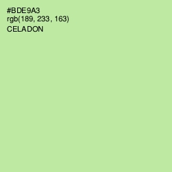 #BDE9A3 - Celadon Color Image