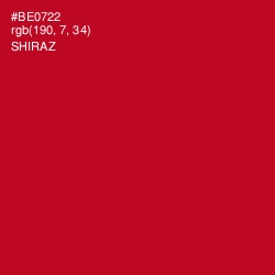 #BE0722 - Shiraz Color Image