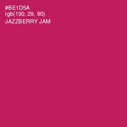 #BE1D5A - Jazzberry Jam Color Image
