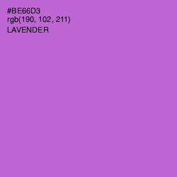 #BE66D3 - Lavender Color Image
