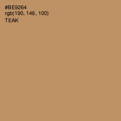 #BE9264 - Teak Color Image