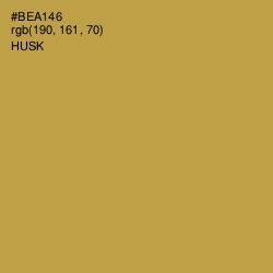 #BEA146 - Husk Color Image
