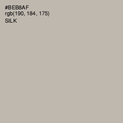 #BEB8AF - Silk Color Image
