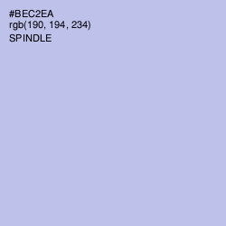 #BEC2EA - Spindle Color Image