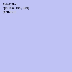 #BEC2F4 - Spindle Color Image