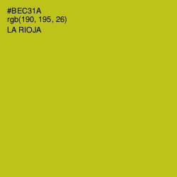 #BEC31A - La Rioja Color Image