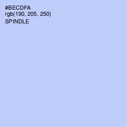 #BECDFA - Spindle Color Image