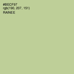 #BECF97 - Rainee Color Image