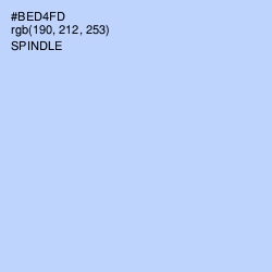 #BED4FD - Spindle Color Image