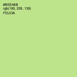 #BEE48B - Feijoa Color Image