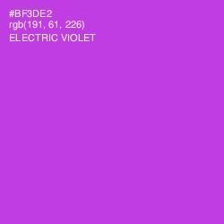 #BF3DE2 - Electric Violet Color Image