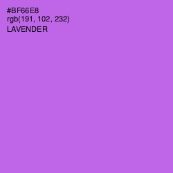 #BF66E8 - Lavender Color Image