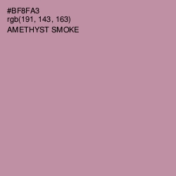 #BF8FA3 - Amethyst Smoke Color Image
