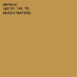 #BF944C - Muddy Waters Color Image