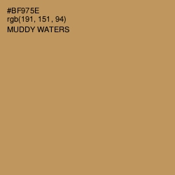 #BF975E - Muddy Waters Color Image