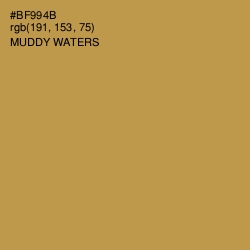 #BF994B - Muddy Waters Color Image