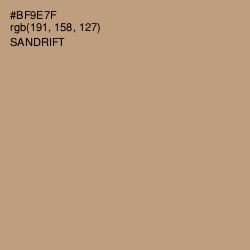 #BF9E7F - Sandrift Color Image