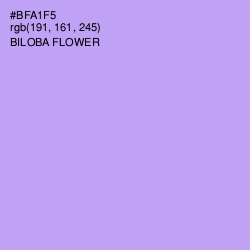 #BFA1F5 - Biloba Flower Color Image