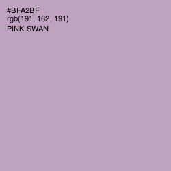 #BFA2BF - Pink Swan Color Image